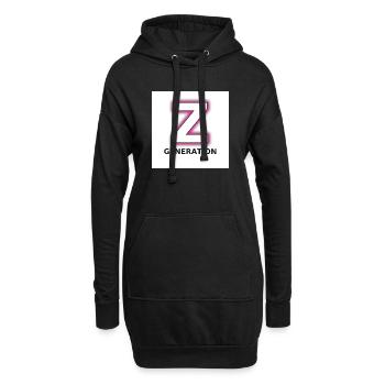 Z Generation Neon Z - Hoodie-Kleid - Schwarz - Vorne
