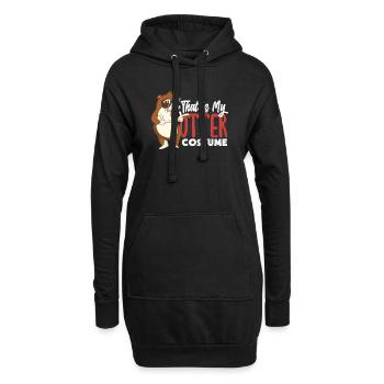 Seeotter Kostüm - Hoodie-Kleid - Schwarz - Vorne