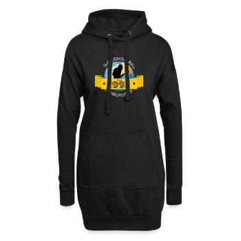 33. Geburtstag Rocking this planet since 10/1992 - Hoodie-Kleid - Schwarz - Vorne