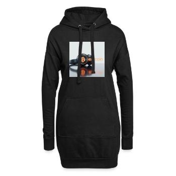 Casque Beatcoin Crypto Vibe - Sweat-shirt à capuche long Femme - noir - Devant