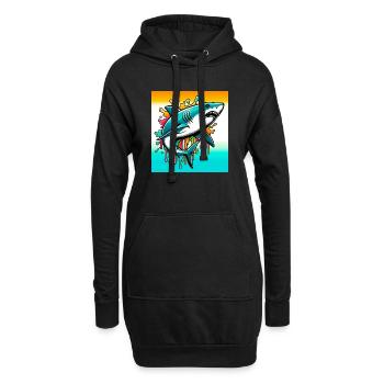 Hai - Hoodie-Kleid - Schwarz - Vorne