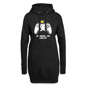 Running on Low XP Controller - Hoodie-Kleid - Schwarz - Vorne