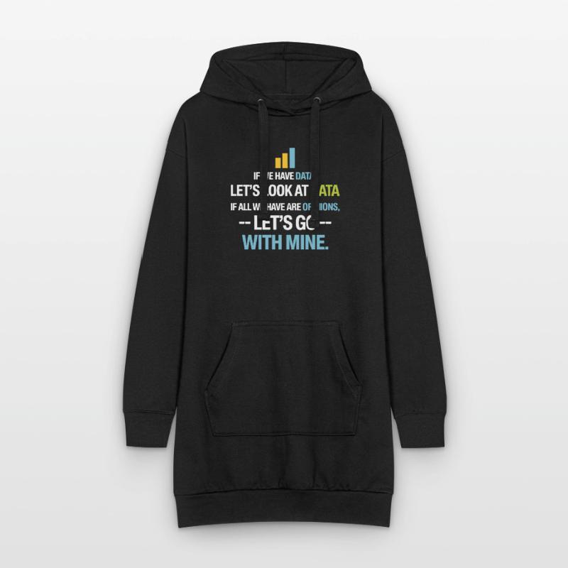 Let's Look At Data - Data Science Statistics Data Hoodie Dress