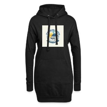 Das Büro der Stürme - Sonne und Regen - Hoodie-Kleid - Schwarz - Vorne