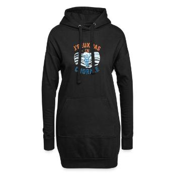 Ich kann keinen Chor haben - Hoodie-Kleid - Schwarz - Vorne