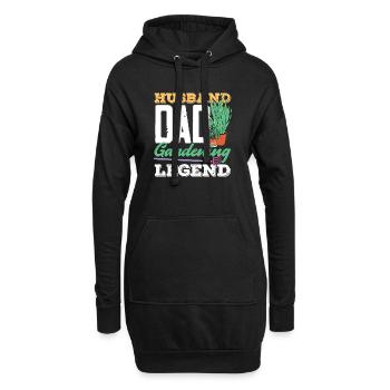 Garten- Und Pflanzenliebhaber Geschenke - Hoodie-Kleid - Schwarz - Vorne