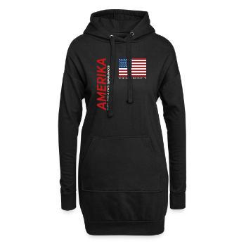 Colorado Springs - Hoodie-Kleid - Schwarz - Vorne