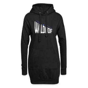 Waldhof - Hoodie-Kleid - Schwarz - Vorne