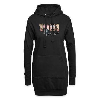 1981 Jahrgang Retro Vintage – Kassette – Cool Olds - Hoodie-Kleid - Schwarz - Vorne