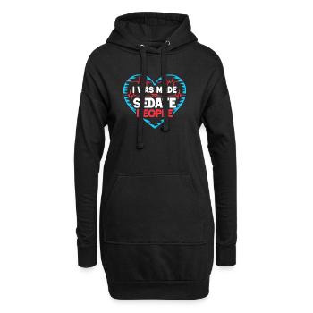 Anesthesiologist Made Sedate People Anesthesia - Hoodie-Kleid - Schwarz - Vorne