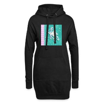  Clean Core Bubble Bear - Hoodie-Kleid - Schwarz - Vorne