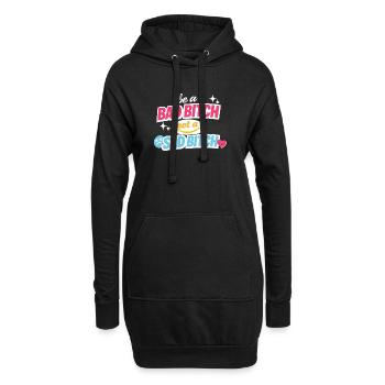 Sois une mauvaise, pas une triste déclaration - Sweat-shirt à capuche long Femme - noir - Devant