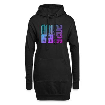 ABI 2026 Vintage Neon Édition Limitée - Sweat-shirt à capuche long Femme - noir - Devant