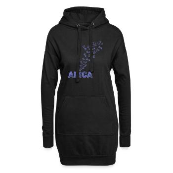 Anica en tant que voile - Sweat-shirt à capuche long Femme - noir - Devant