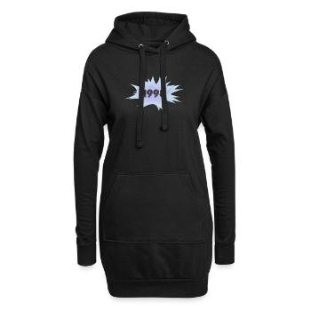 1998 - Hoodie-Kleid - Schwarz - Vorne