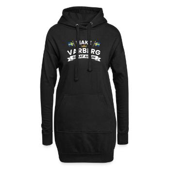 Varberg Pride Banner-Emblem - Hoodie-Kleid - Schwarz - Vorne