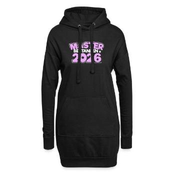 Master 2026 Abschluss Promotion Sponsion - Hoodie-Kleid - Schwarz - Vorne
