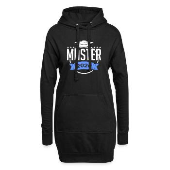 Le master a été obtenu lors de la cérémonie de remise des diplômes en 2026 - Sweat-shirt à capuche long Femme - noir - Devant