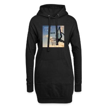 Sky Is The Limit Hoops - Hoodie Dress - black - Front