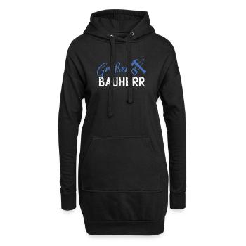 Graphismes de bâtiments GrafBen Builder - Sweat-shirt à capuche long Femme - noir - Devant