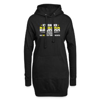 Blague bavaroise sur la bière - Sweat-shirt à capuche long Femme - noir - Devant