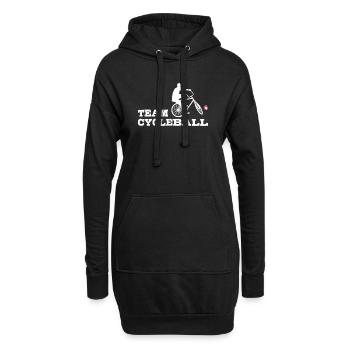 Team Cycleball , Radball, Radballer,Hallenradsport - Hoodie-Kleid - Schwarz - Vorne