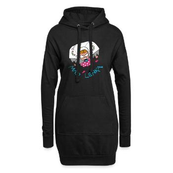 MADLENKA - DS - Hoodie-Kleid - Schwarz - Vorne