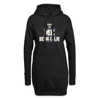 Perimenopause Humor Perimenopause - Hoodie-Kleid - Schwarz - Vorne