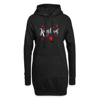 Kunstrad, Kunstradfahren, Hallenradsport - Hoodie-Kleid - Schwarz - Vorne