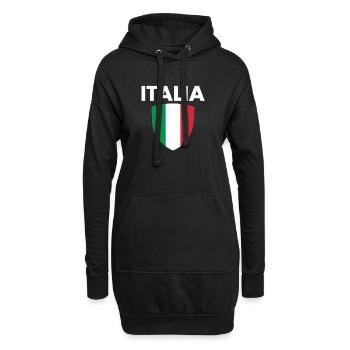 Armoiries de l’Italie - Italie - Italie - Italia - Sweat-shirt à capuche long Femme - noir - Devant
