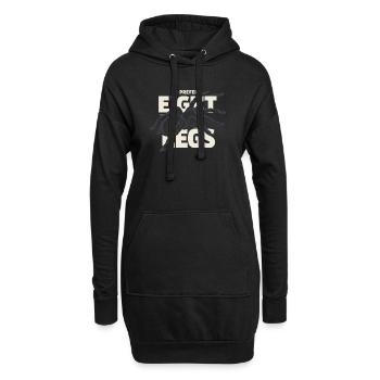 Tarantel Tarantel Halter Spinnenbesitzer - Hoodie-Kleid - Schwarz - Vorne