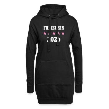Friseurin 2026 Neuer Job Arbeit Ausbildung Lehre - Hoodie-Kleid - Schwarz - Vorne