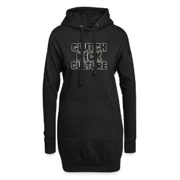 Camouflage de design style Embrayage Kick Culture - Sweat-shirt à capuche long Femme - noir - Devant