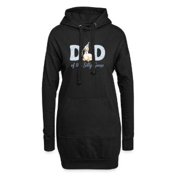Dadd der Dummen Gans - Hoodie-Kleid - Schwarz - Vorne