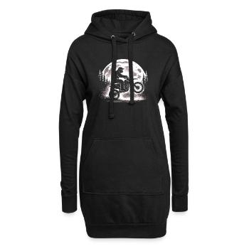 Bigfoot Motocross - Sweat-shirt à capuche long Femme - noir - Devant
