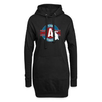 Motoball Was Sonst Motoballer Team A Mannschaft - Hoodie-Kleid - Schwarz - Vorne