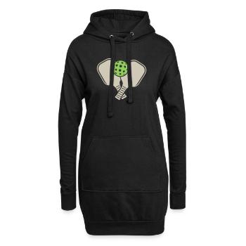 Pickleball - Hoodie Dress - black - Front