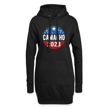 Wähle Camacho 2028 Lustige Parodie Lustig - Hoodie-Kleid - Schwarz - Vorne