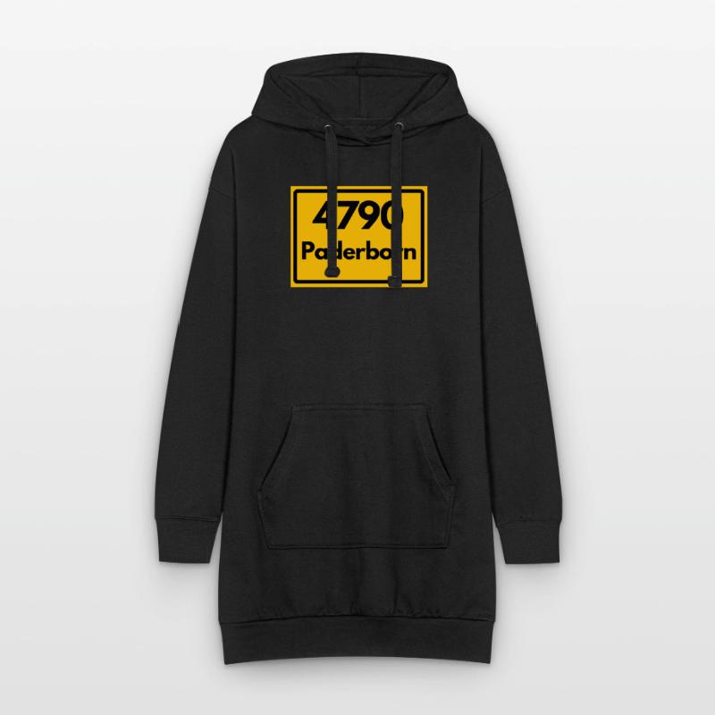 OLD POSTCODE POSTCODE RETRO 4790 PADERBORN Hoodie Dress