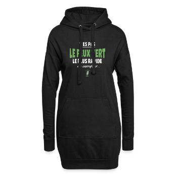 T’es pas le feu vert le plus rapide – Vanne - Sweat-shirt à capuche long Femme - noir - Devant