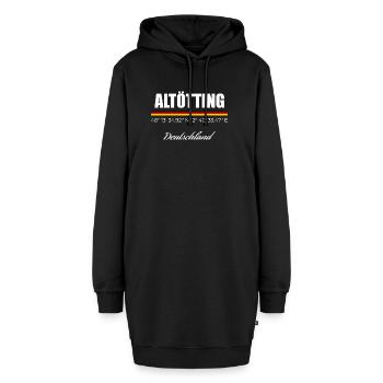 Altötting - Hoodie-Kleid - Schwarz - Vorne