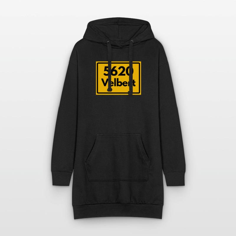 OLD POSTCODE POSTCODE RETRO 5620 VELBERT NRW Hoodie Dress