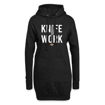 Ligne de préparation cuisine Cuisine Back of House - Sweat-shirt à capuche long Femme - noir - Devant
