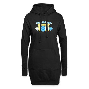 Zu alt für Drama 180 - Hoodie-Kleid - Schwarz - Vorne