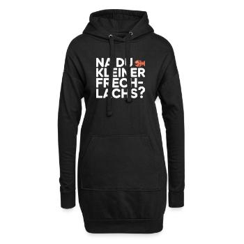 Na Du Kleiner Frechlachs Gamer Lachs Meme Zocker - Hoodie-Kleid - Schwarz - Vorne