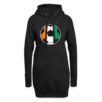 Fußball – Team Elfenbeinküste - Hoodie-Kleid - Schwarz - Vorne