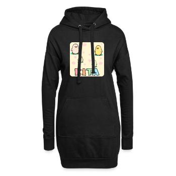KITA KLEINKINDER KÜKEN - Hoodie-Kleid - Schwarz - Vorne
