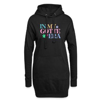 En mon t-shirt de l’ère Gotte – Cadeau de la Marraine Gotti - Sweat-shirt à capuche long Femme - noir - Devant