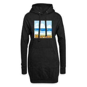 MEERSINN – AMBIANCE PLAGE, VACANCES ET SOLEIL ! 🏖️ - Sweat-shirt à capuche long Femme - noir - Devant