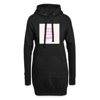 Nur hier für das Matcha - Hoodie-Kleid - Schwarz - Vorne